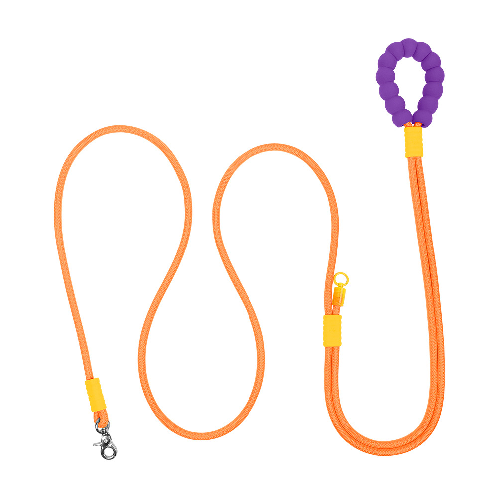 Cuerdas de tracción para perros de color fantasma de cintura de espuma de nubes de agarre de cuerda de grado de roca para caminar con cuerda de perro