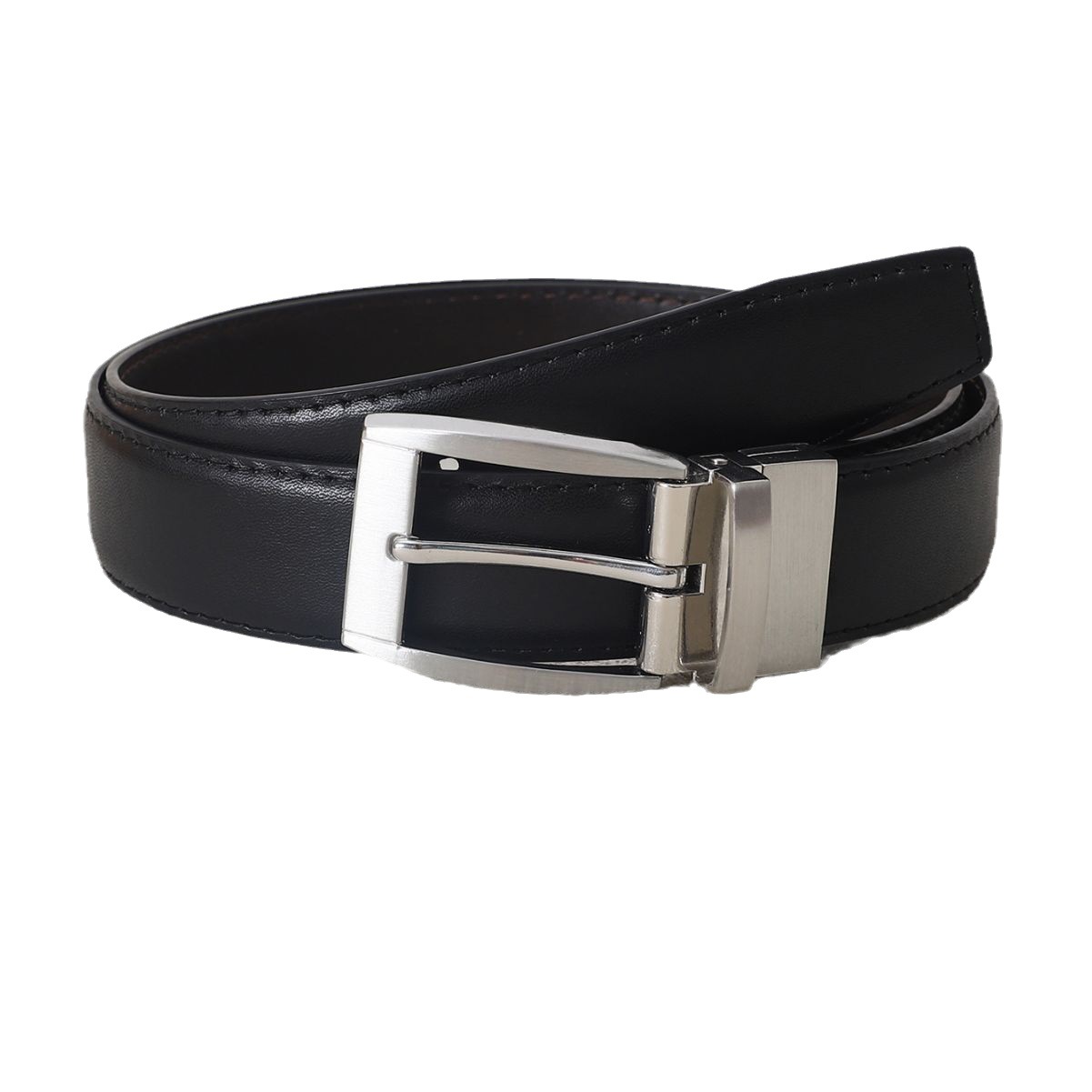 Cinturón de hombre de moda negro simple todo fósforo cinturón de negocios decorativos pantalones casuales estudiante jeans cinturón al por mayor