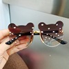 Children's glasses, UV sun protection cream suitable for men and women, fashionable sunglasses, cartoon toy, UF-protection