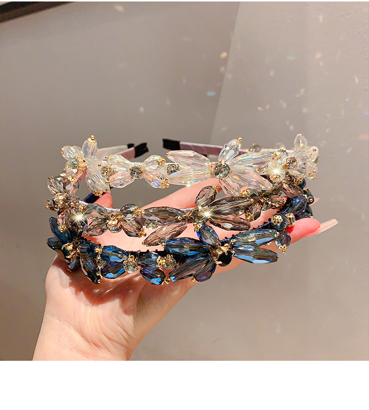 Einfacher Stil Schmetterling Künstlicher Kristall Inlay Strasssteine Haarband display picture 3