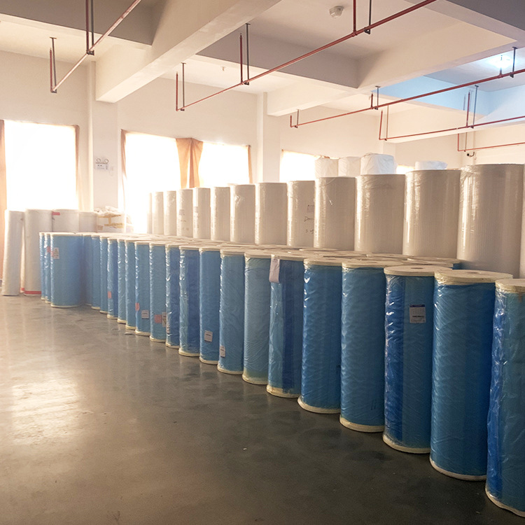 无纺布原料大卷工业无尘纸擦拭纸工业擦拭布100%涤纶无纺布厂家