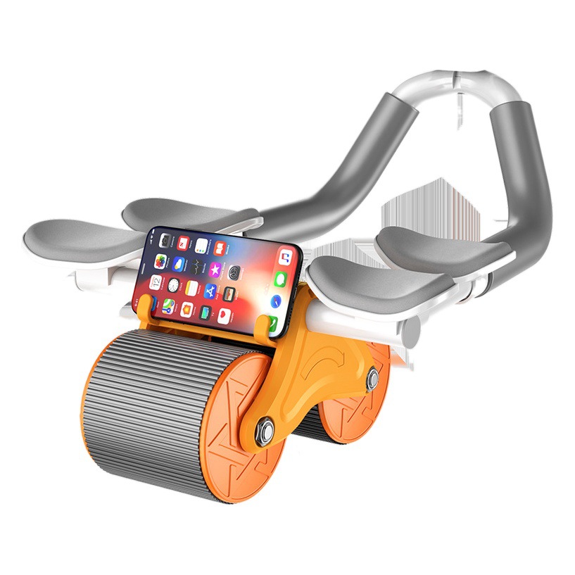 Soporte de codo rueda abdominal rebote automático rodillo abdominal músculo entrenador hogar hombres y mujeres equipo de la aptitud nueva sincronización inteligente