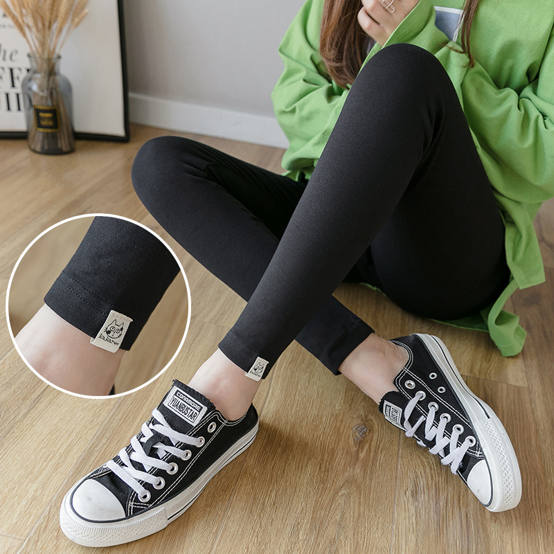 thumbnail image 5 of Leggings para embarazadas, ropa exterior de primavera y verano, pantalones de mujer embarazada de talla grande, pantalones elásticos finos, pantalones de cintura alta para el embarazo, 5 of 6