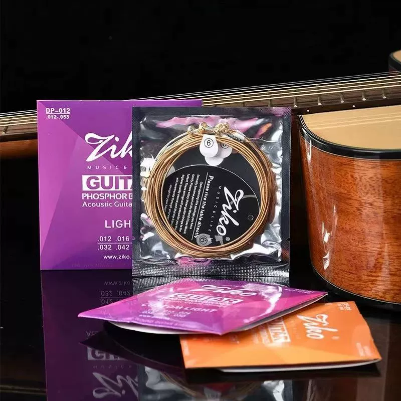 ZIKO Lion Guitar String, набор из 6 народных струн для гитары деревянных струн гитары, гитара пианино гитара загадочная линия полный набор