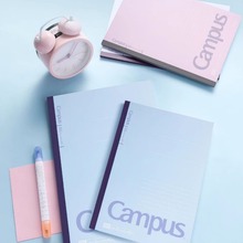 日本kokuyo 国誉Campus a5b5软面抄无线装订线圈点线记事本学习本