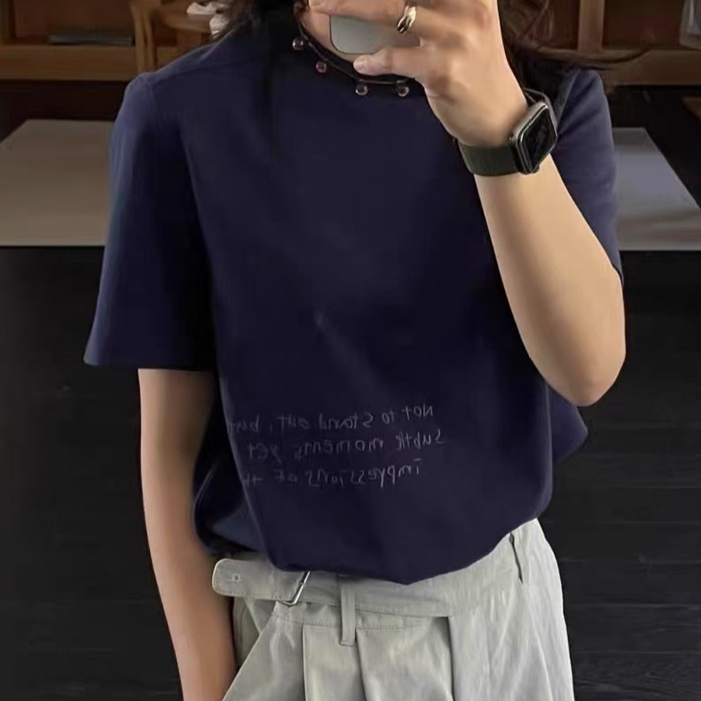 Now Available: Ng Korea Dongdaemun Designer Mo*N**L Floral Print Round Neck Short-Sleeve T-Shirt Now Available: Ng Korea Dongdaemun Designer Mo*N**L Floral Print Round Neck Short-Sleeve T-Shirt