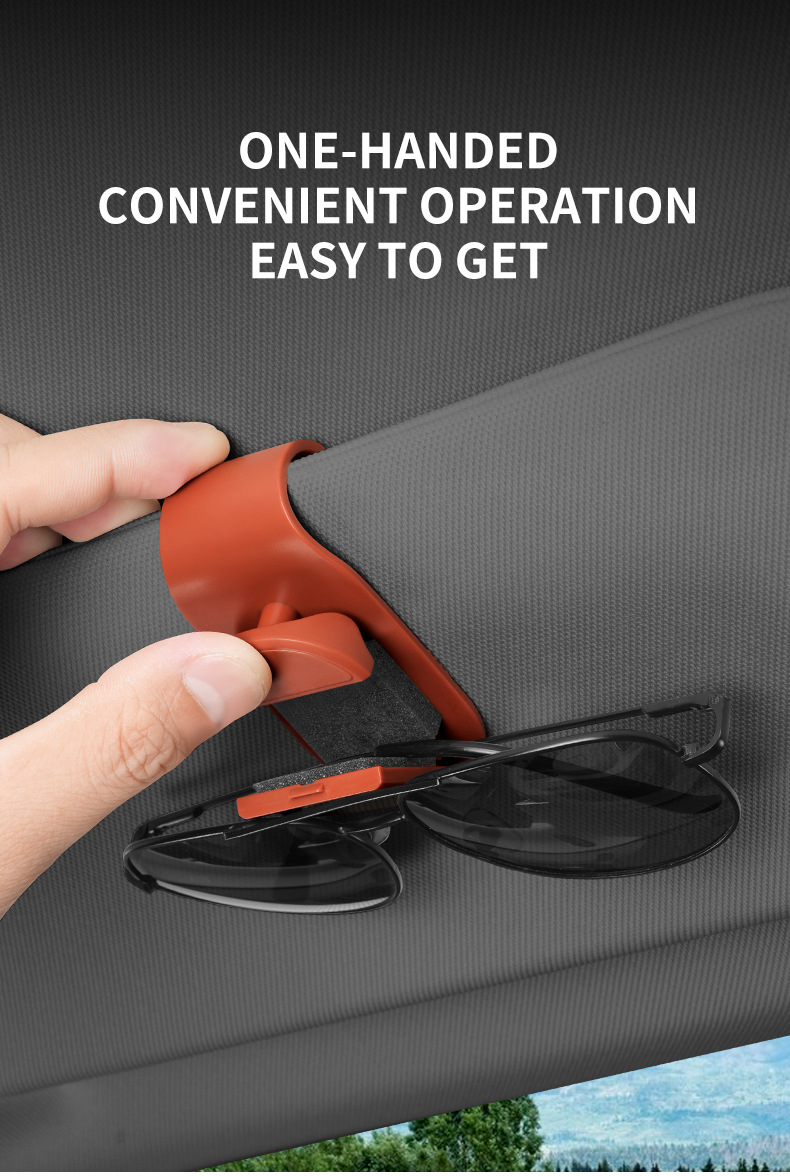 New car glasses clip car multifunctional sun visor clip bill coin storage sunglasses bracket sunglasses