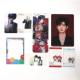 Star through card custom peripheral small card official card TNT era peripheral laser Lomo round corner card postcard