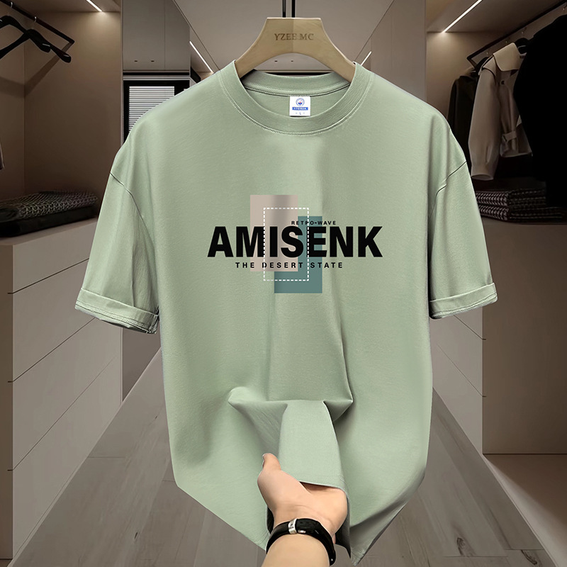 2025 新しいメンズ半袖 Tシャツメンズ夏薄い若者カジュアルメンズラウンドネック若者大きいサイズ Tシャツメンズ|undefined