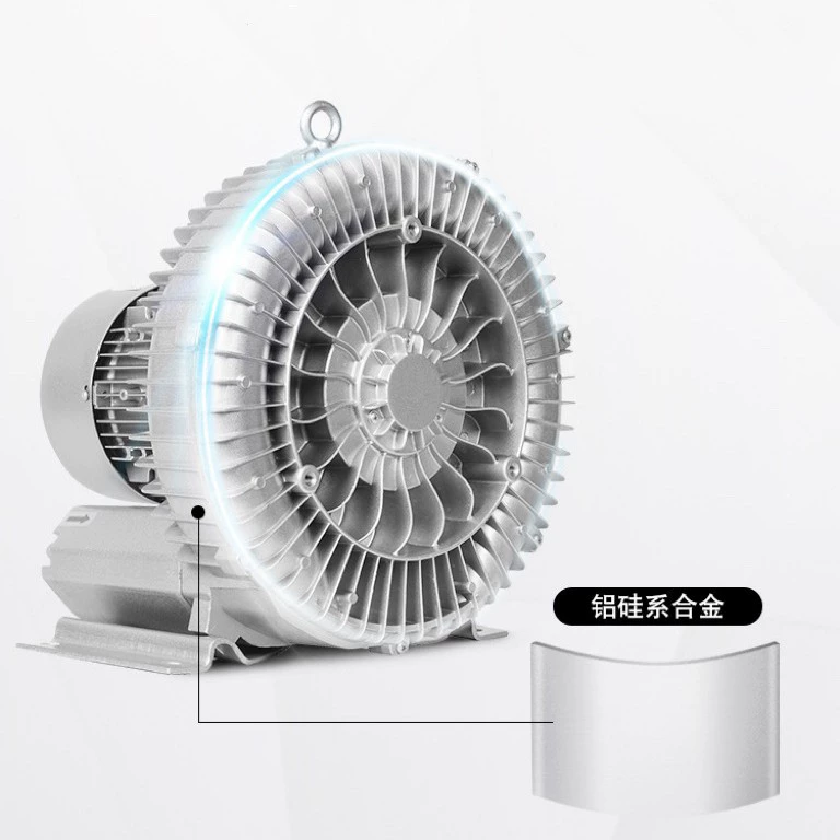 Двухступенчатый двухфазный Электрический пруд с увеличением кислорода вихревой вентилятор вихревой воздушный насос аэрация дно с увеличением кислорода воздуходувка для пруда