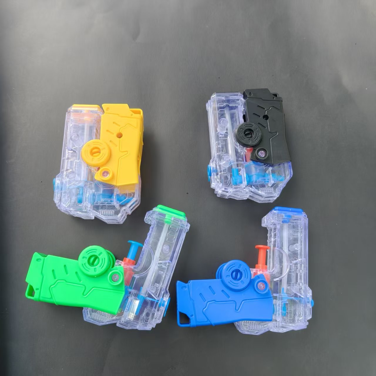 Mini jardín de infantes pistolas de agua para niños verano transparente jugando en la playa de agua juguetes de agua tienda de regalos de venta caliente