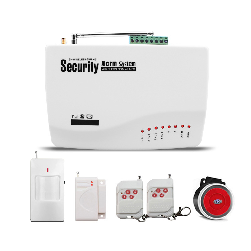 Security Alarm System 外贸 GSM防盗报警器 WIRELESS GSM ALARM