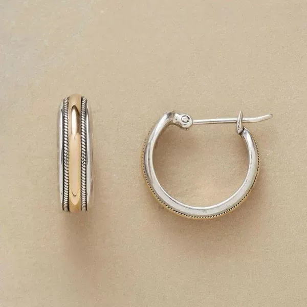 2024 Hot Sale New European and American Retro Style Big Circle Earrings Fashion Commuter Simple Ladies Exaggerated Party Earrings