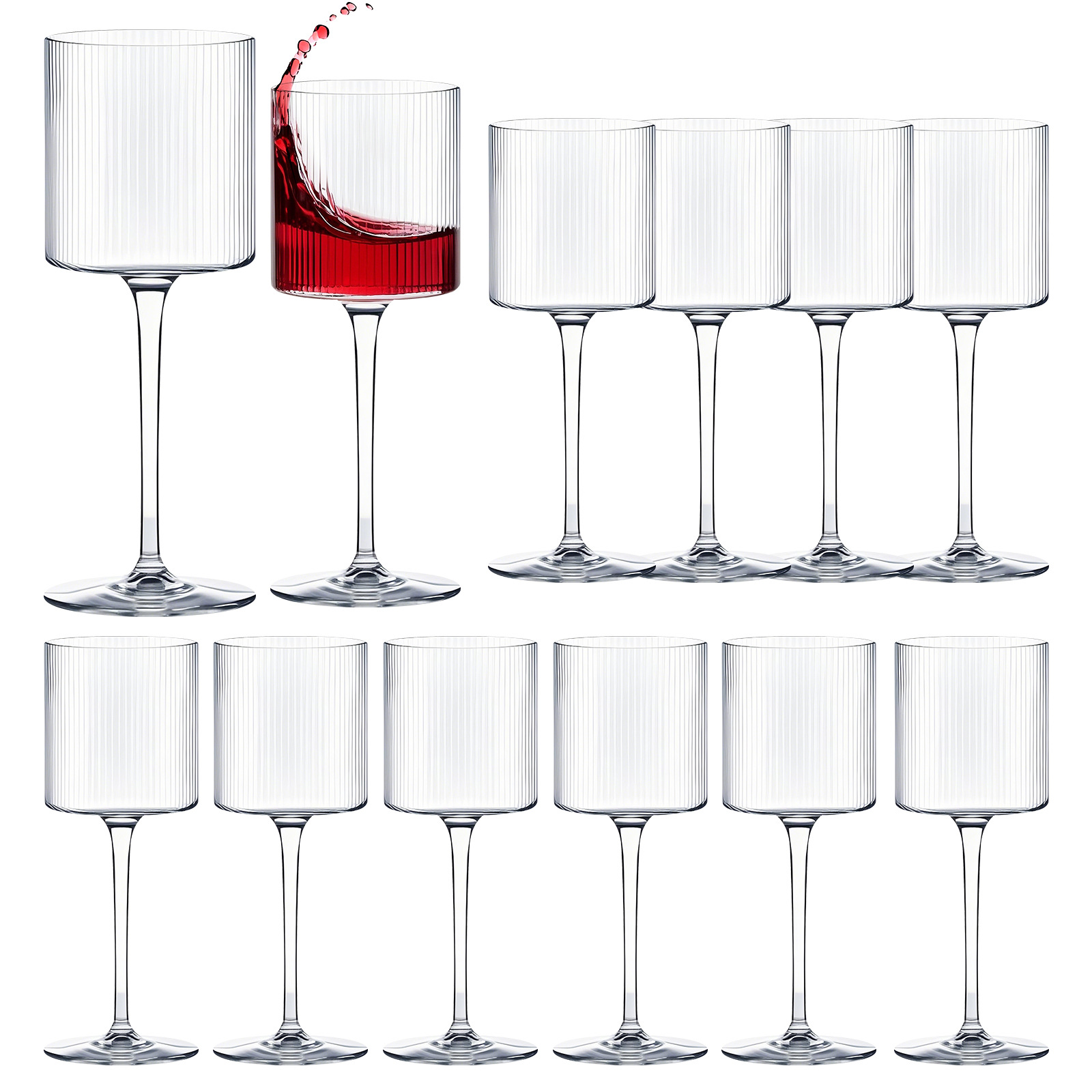 12 унций/360 мл прозрачный