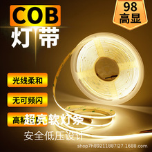 COB灯带卷对卷电镀板560灯高亮全光谱跨境专用氛围照明LED软灯条