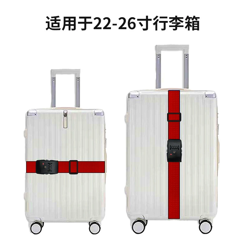 Luggage suitcase with clasp, belt, (Cross-border trading), wholesale