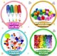 Cross-border DIY material package twist stick suit kindergarten hair root hair ball wool strip handmade wholesale