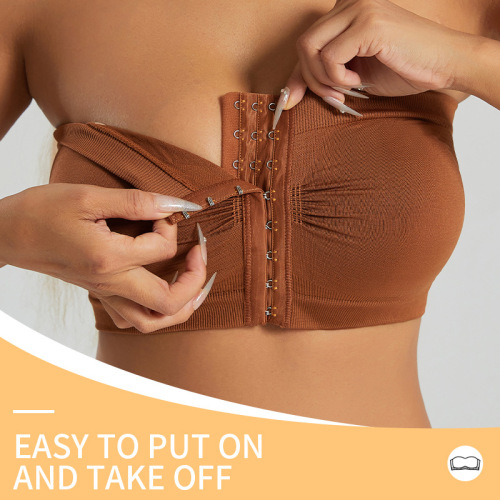 Plus size lingerie women's bra push-up underwireless corset backless beauty design for export wholesale