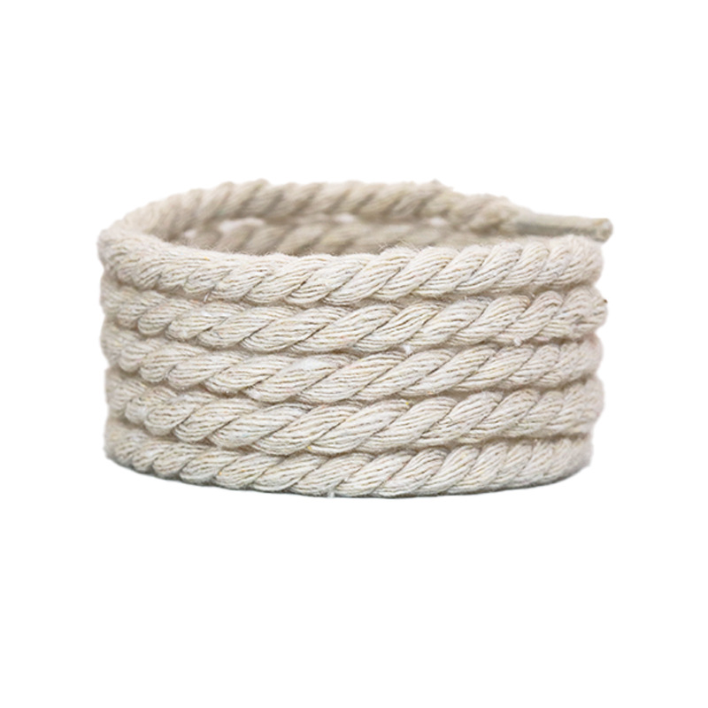 Cordón de lino de seda de seda de seda de seda para la Fuerza Aérea AF1 algodón de poliéster fino 0.5cm lindo cordón redondo de color sólido accesorios de cordón