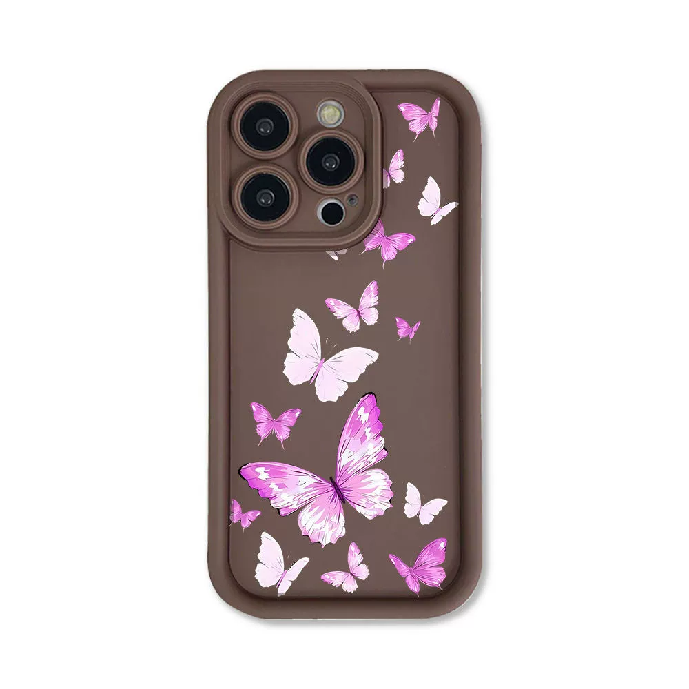 Корпус Apple, фиолетовый совместимый чехол для телефона, матовый iPhone 17, iphone 17promax, 15