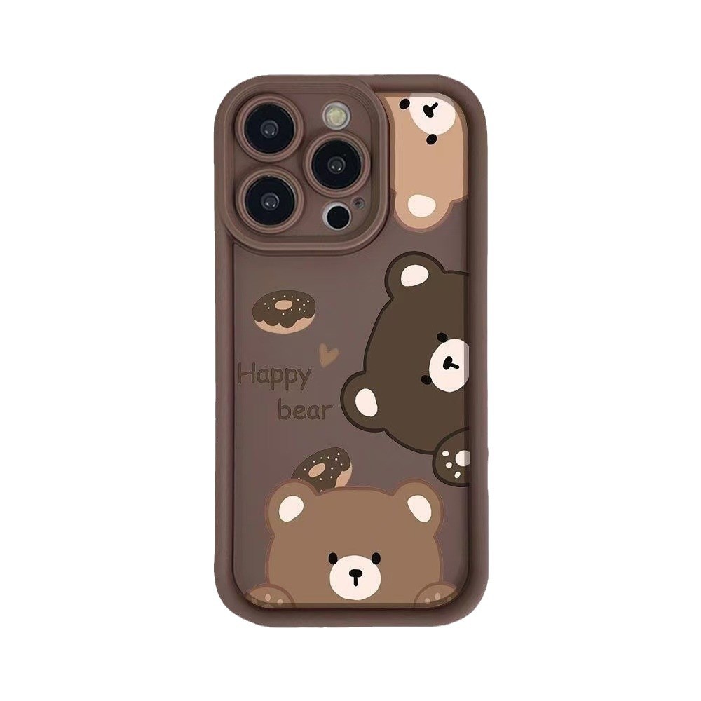 Funda para teléfono iphone16pro linda aplicable Apple 15 anti-caída 14 dibujos animados 13promax nuevo 12x11xr