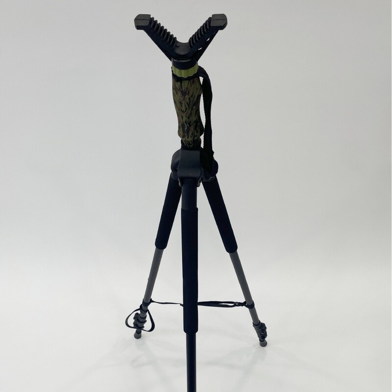 First Design V Head Three Leg Outer Lock Detachable Rotating Handle Hunting Shooting Tent Support Aluminum Bracket