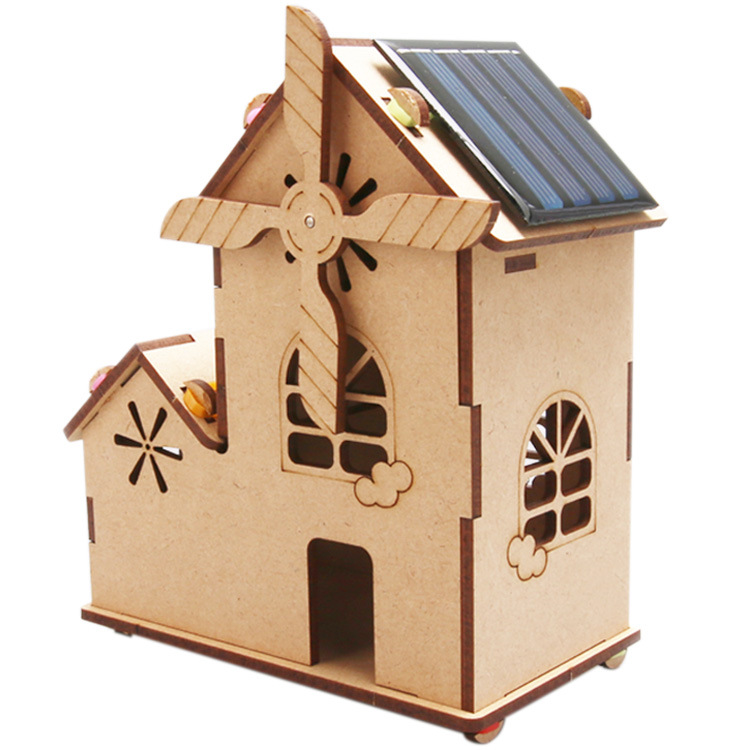 Hut solar-powered