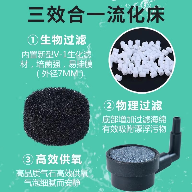 Qianrui Fish Tank Fluidized Bed Filter - Aquarium Circulation System 3