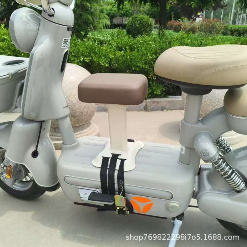 Front-mounted child seat for electric bikes, suitable for Yadea, Aima, Tailg, and Luyuan electric bikes and motorcycles