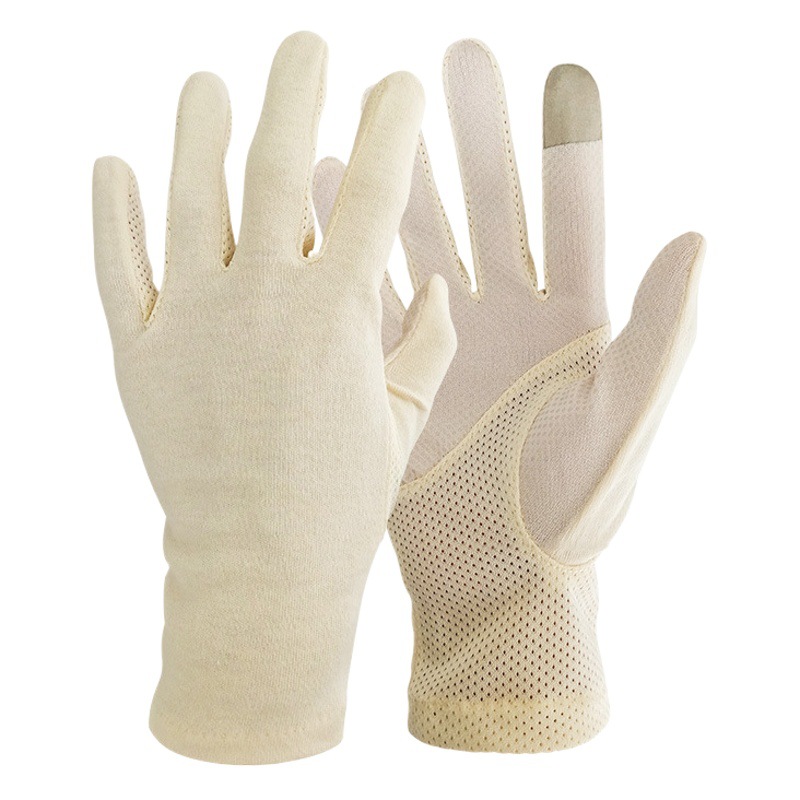 Verano color sólido en stock guantes de protección solar de las mujeres simples guantes de protección UV guantes de dedo Harajuku antideslizante guantes de pantalla táctil