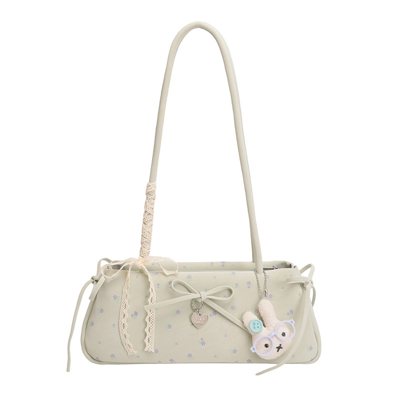 Spring/Summer Underarm Bag 2026 Spring New Fashion Korean Style Commuter Baguette Bag Simple Women's Fresh Handbag - Thumbnail 5