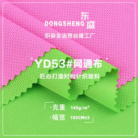 75D速干鸟眼网眼布 运动服校服面料 T恤箱包透气网通针织里衬布料