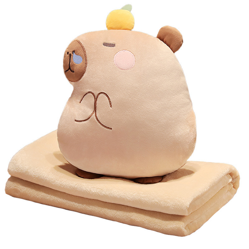 Buddha Scarpins almohada tres en uno oficina siesta manta de aire acondicionado estudiante almuerzo almohada manta mea