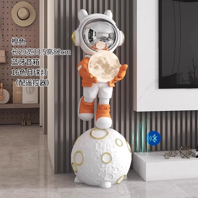 スマートBluetoothスピーカー 宇宙飛行士 ホームデコレーション ネットで話題の高級感ある宇宙飛行士 リビングルーム テレビ ソファ インテリア|undefined