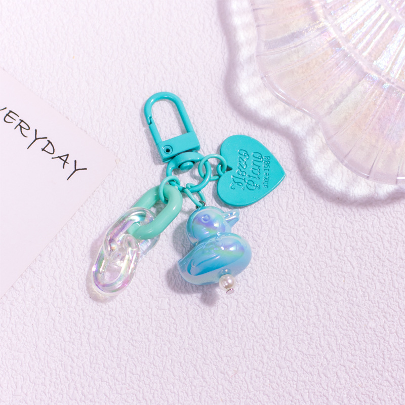 16g Weight Bag Pendant, Keychain Classification 1 Piece Quantity Daily, Party Occasion Resin Material Duck Pattern Unisex Gender Cute Style Cute Duck Resin Unisex Bag Pendant Keychain 13