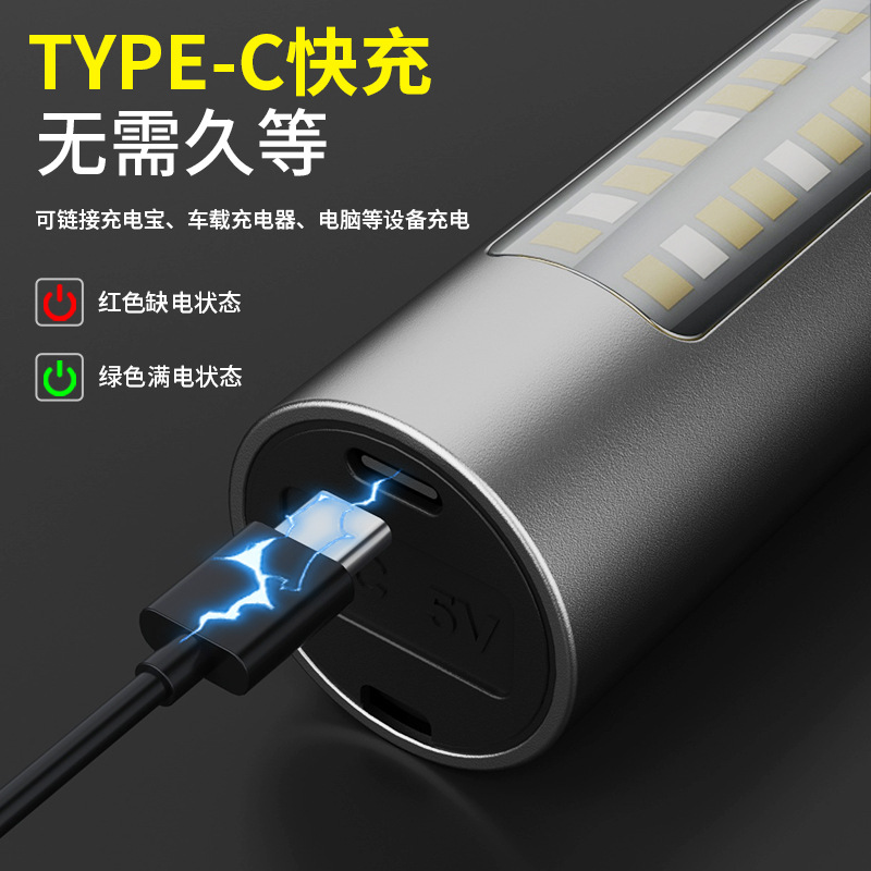 Nuevas linternas transfronterizas láser blanco al aire libre luz de resaltado luz de pesca nocturna larga duración luz de emergencia luz de trabajo