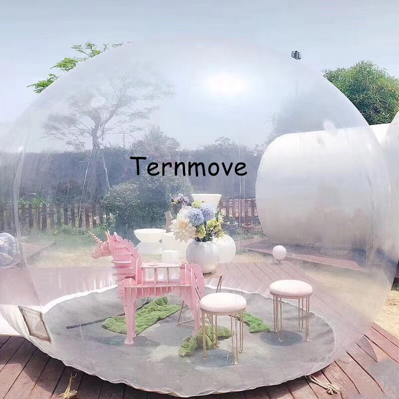 充气气柱泡泡屋民宿酒店户外透明星空帐篷露营山庄度假村广告展览