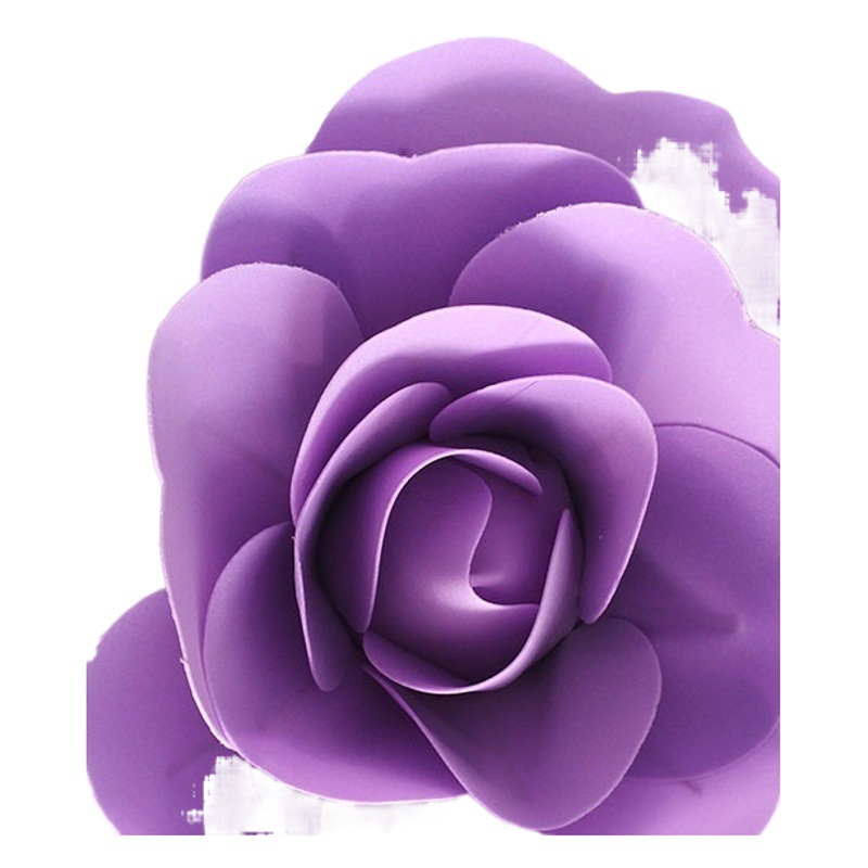 Arreglo floral de escena con rosas artificiales de espuma PE, grandes cabezas de flores falsas, estilo europeo, para pared de flores de boda, fondo de ventana.