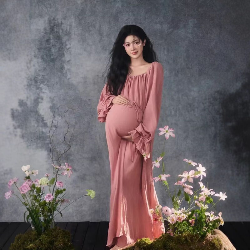 European and American gauze skirt pregnant women's photography clothing photo studio photo photo theme clothing pajamas beach clothes holiday clothes