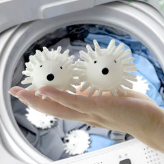 マジック除染洗濯ボール、クリーニングボール、動物型ハリネズミ、ソフトシリコン、もつれ防止洗濯機用ランドリーボール