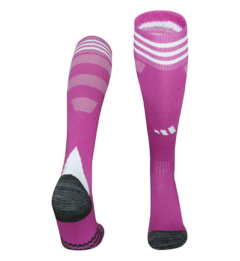 26 club tailandés Copa del Mundo calcetines de fútbol para hombres toallas profesionales sobre la rodilla antideslizante calcetines gruesas para adultos y niños