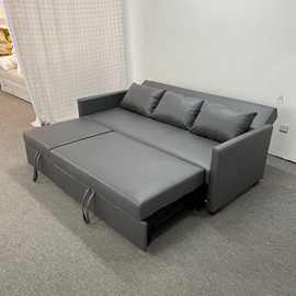 科技布沙发床小户型客厅公寓午休折叠多功能三人书梳化两用沙发床