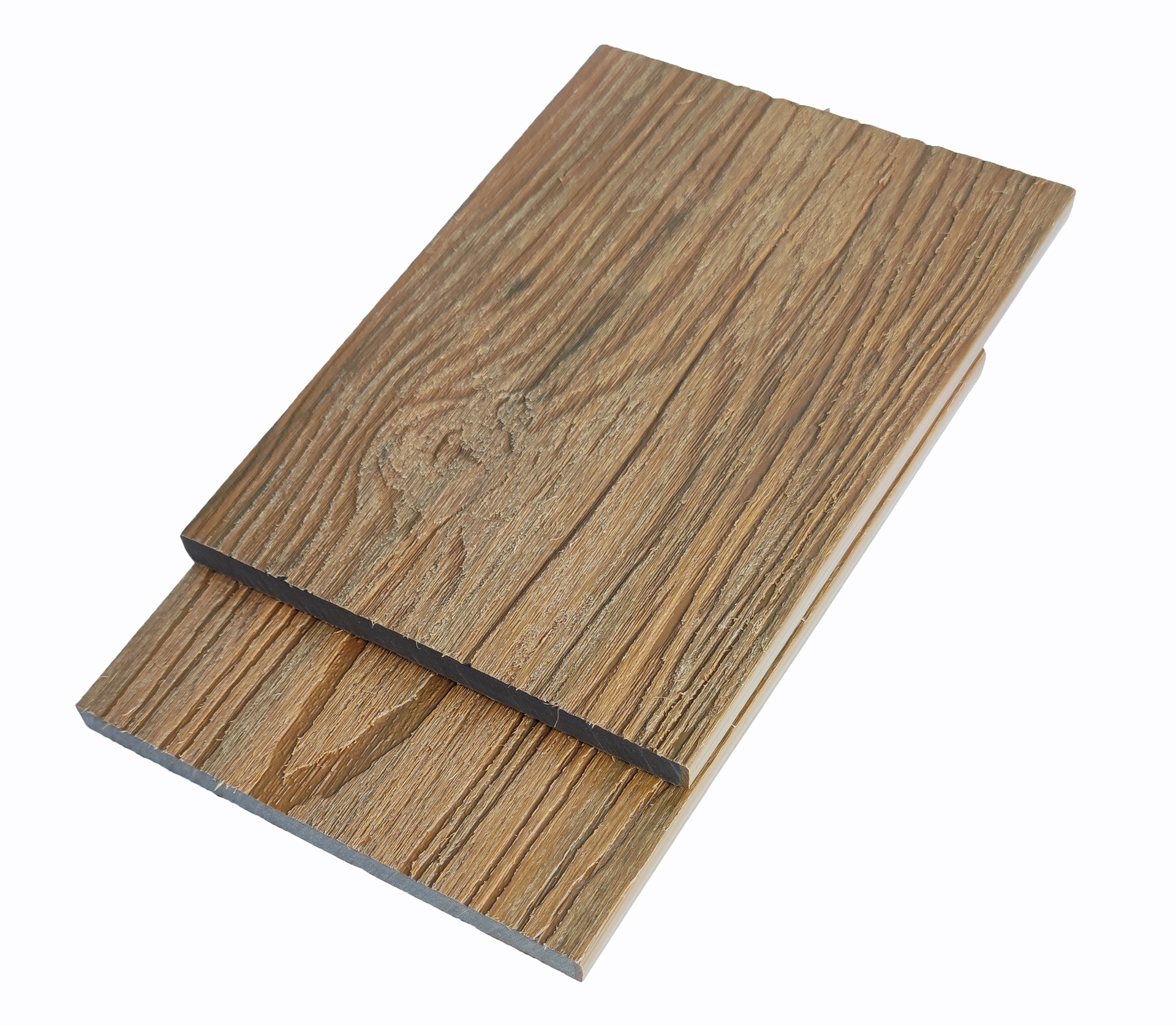 Rejilla de grano de madera Plástico al aire libre Tablero de pared de madera para colgar Tablero de pared decorativo al aire libre Tablero de pared grande de plástico de madera de pared exterior de patio coextruido