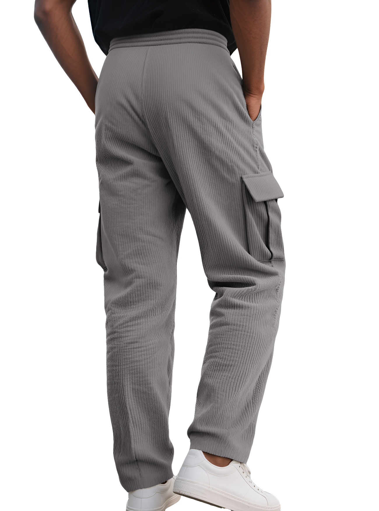 Nuevos pantalones de trote de bolsas transfronterizas de Europa y América, comercio exterior Amazon TK de otoño, pantalones casuales para hombres.