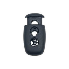 厂家直销单孔弹簧扣箱包配件塑料弹簧扣单孔绳扣服饰松紧卡扣现货