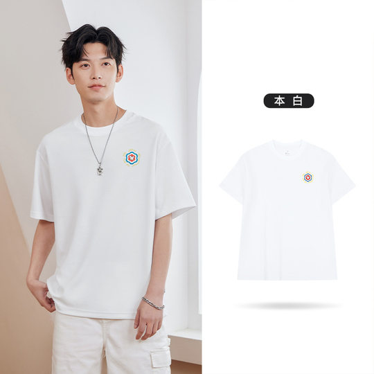 361QEE Joint Ice Sports T-shirt Men's 2025 Summer New Loose Couples Breathable Casual Sports Short Sleeve