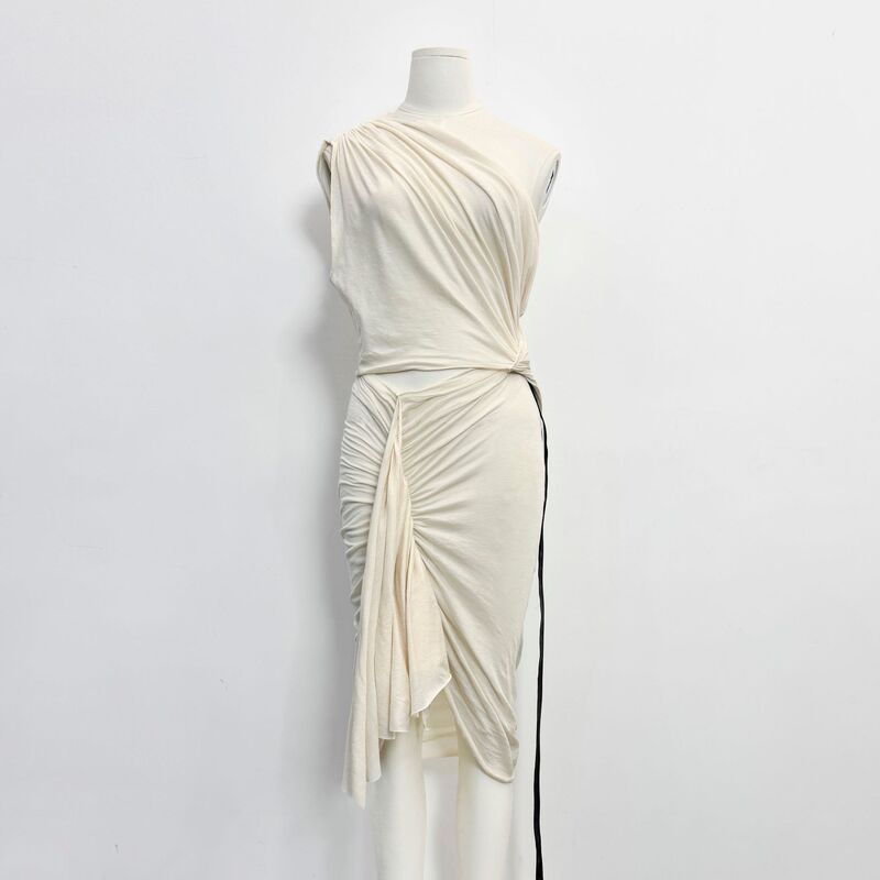 Dark Style One-Shoulder Sleeveless Twisted High-End Sexy Deconstructed Women's Bodycon Dress Dark Style One-Shoulder Sleeveless Twisted High-End Sexy Deconstructed Women's Bodycon Dress