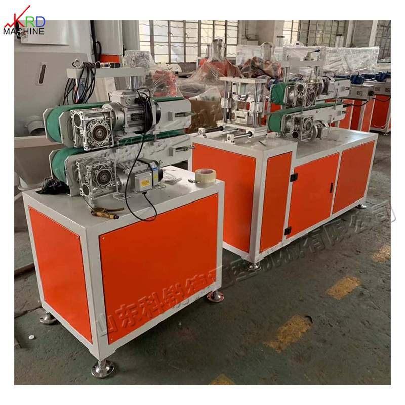 牵引切割一体机 履带式皮带管材牵引机 塑料管型材挤压输送机