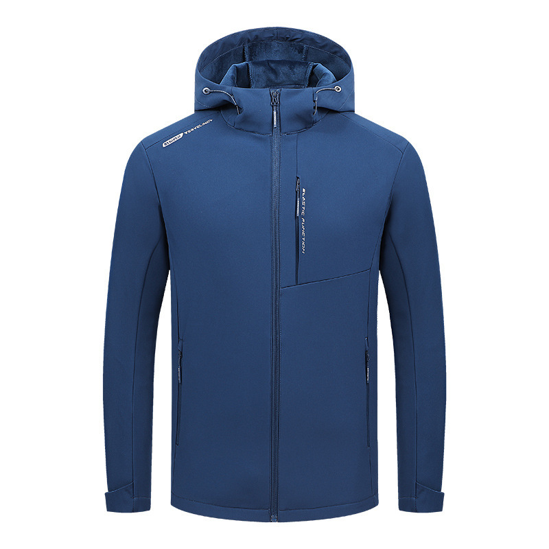Spring and Autumn Season Fleece-Lined Outdoor Hooded Jackets for Men and Women, Waterproof Mountaineering and Cycling Clothing, Direct Sales from the Manufacturer Spring and Autumn Season Fleece-Lined Outdoor Hooded Jackets for Men and Women, Waterproof Mountaineering and Cycling Clothing, Direct Sales from the Manufacturer