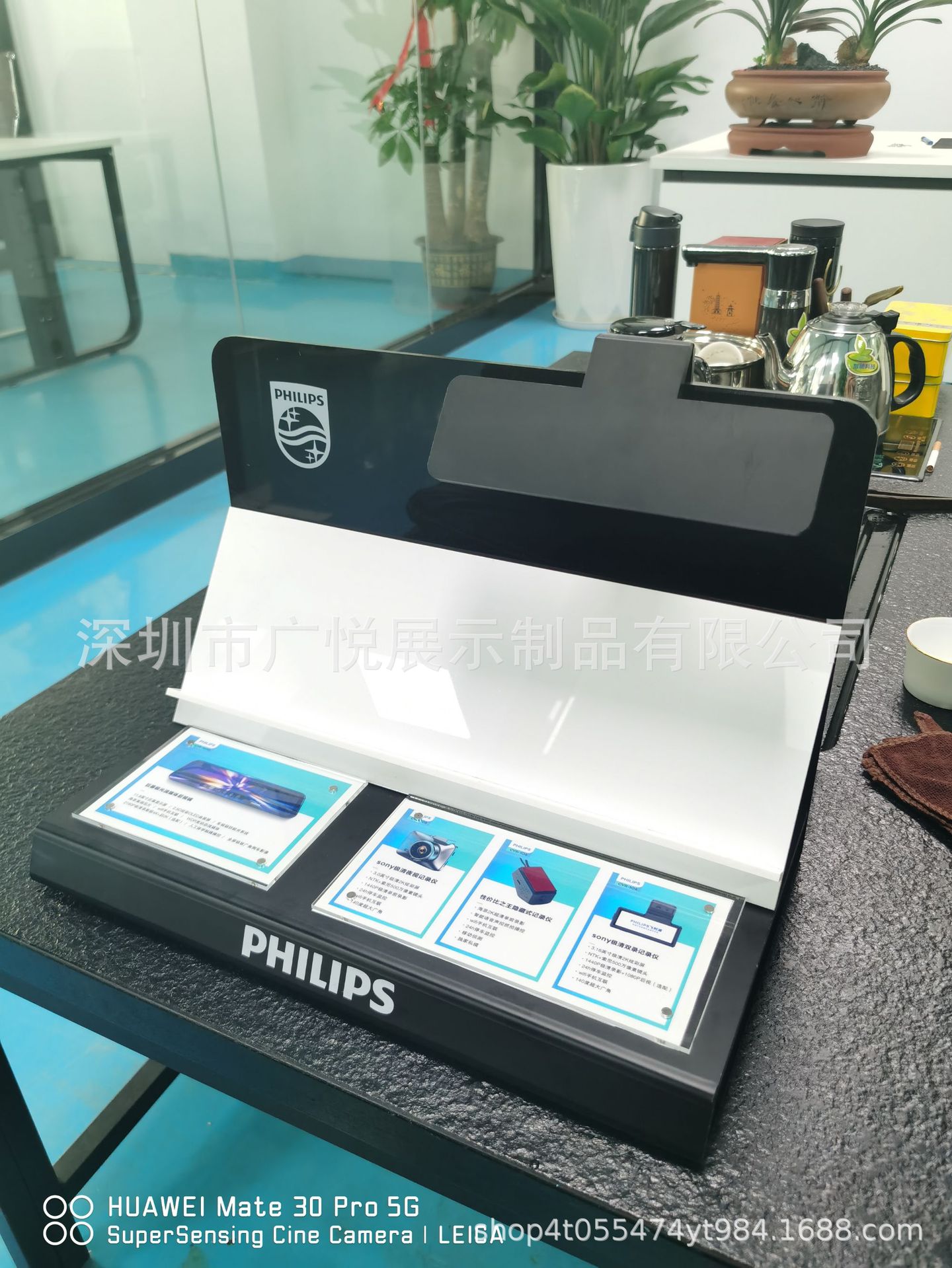 厂家供应车载导航记录仪展示架 台面亚克力展示柜